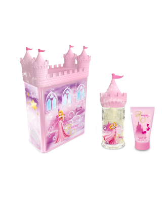 DISNEY Aurora Castle Set Tin Can Edt 50ml + Shower Gel 75ml